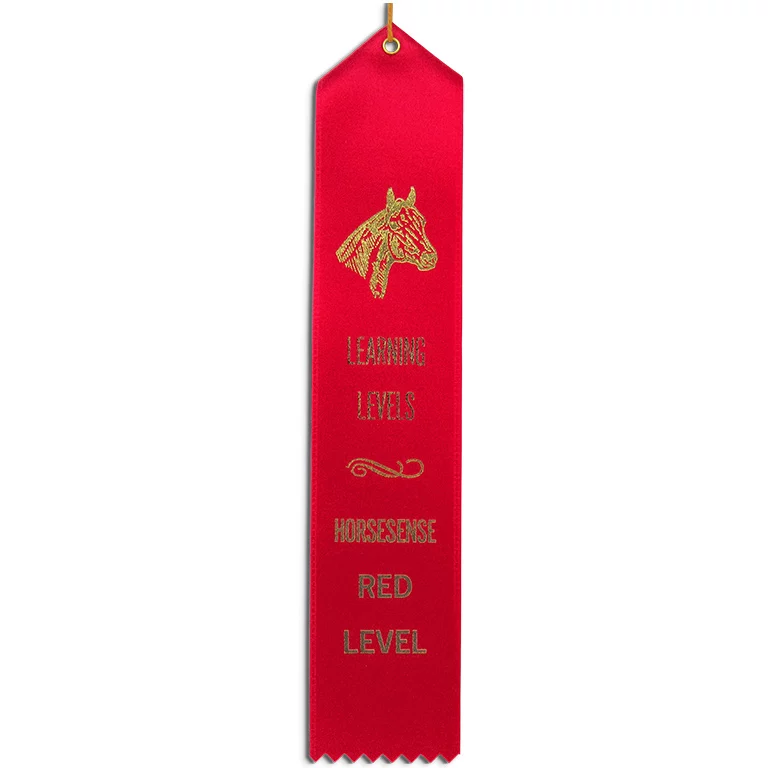 Red Level HorseSense Ribbons